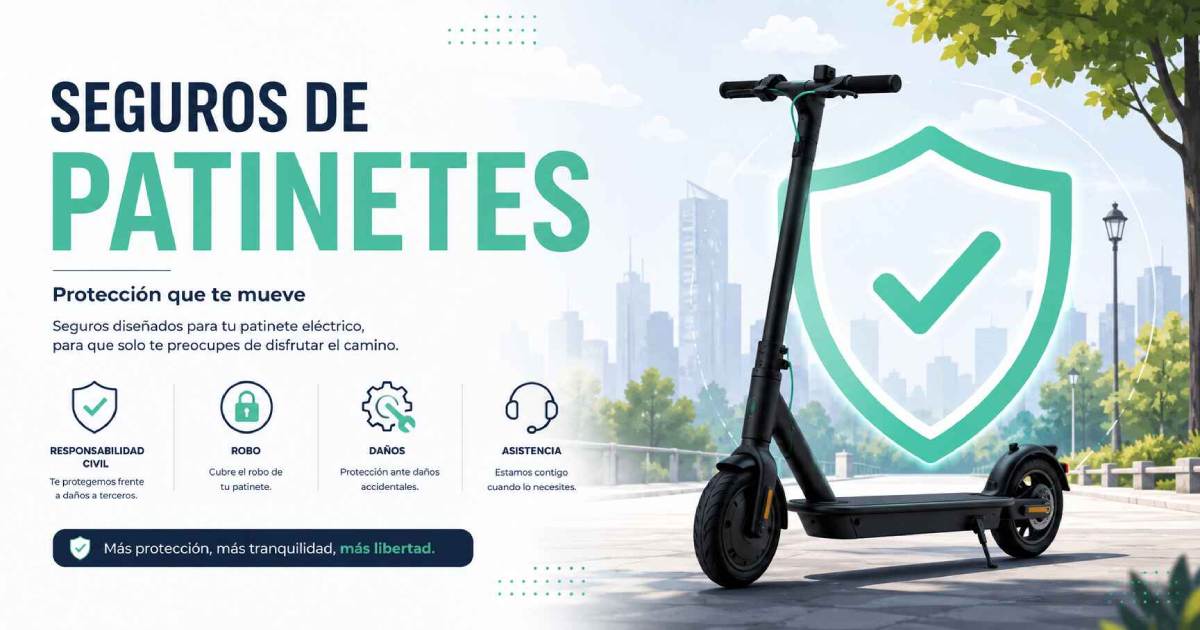 Guía completa del seguro obligatorio para patinetes eléctricos en España 2026: RC, precios y aseguradoras